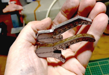 Reinforced plastic and aluminum rough cut Reinforced plastic and aluminum rough cut