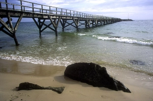The pier at Arnager The pier at Arnager