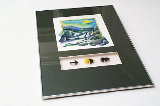 Large frame with print Large frame with print